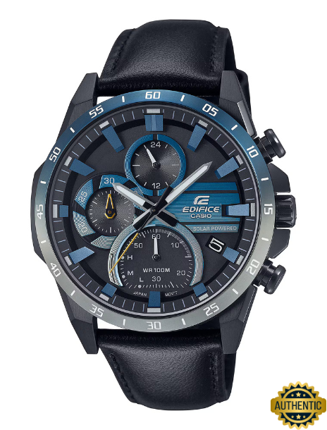 ECB5847 – SW62 Blue Eclipse Solar Chronograph Watch