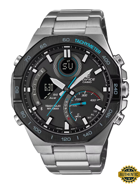 ECB5247-VX86 Velocity Chrono Steel Watch