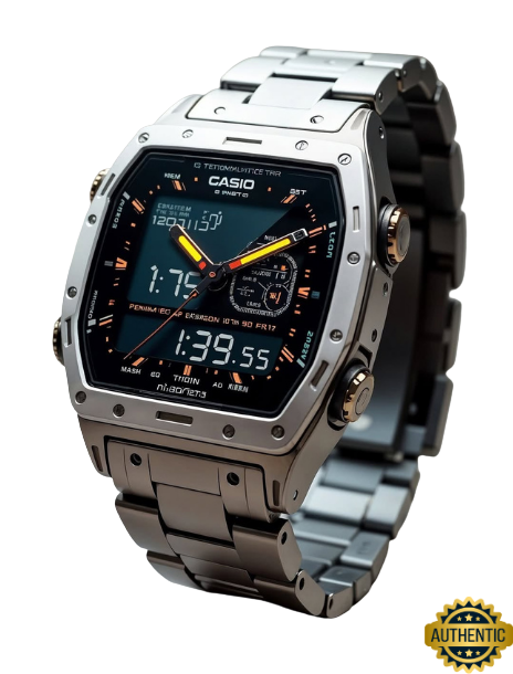 TRX9574 – SW86 Titanium Horizon Digital Prestige Watch